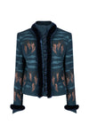 The Song Deer Brush Fringe Tailored Jacket