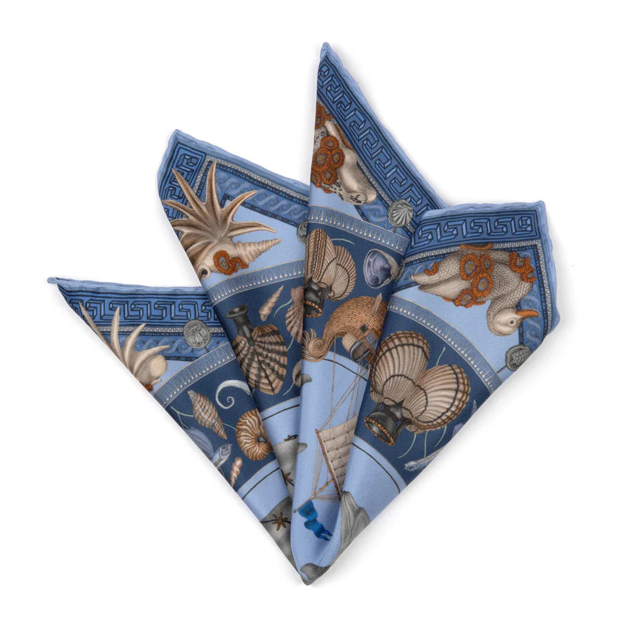 Dancing Delphinus Neckerchief/Pocket Square