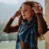 Moon Jacquard Wool Scarf